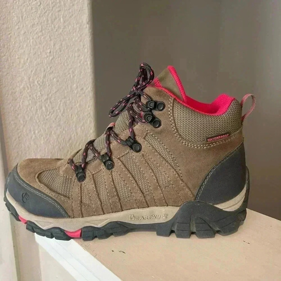 Bearpaw Women's Ridgewood Mid Suede Hiking Boots LV5 Cocoa Size US: 8 - Picture 4 of 9